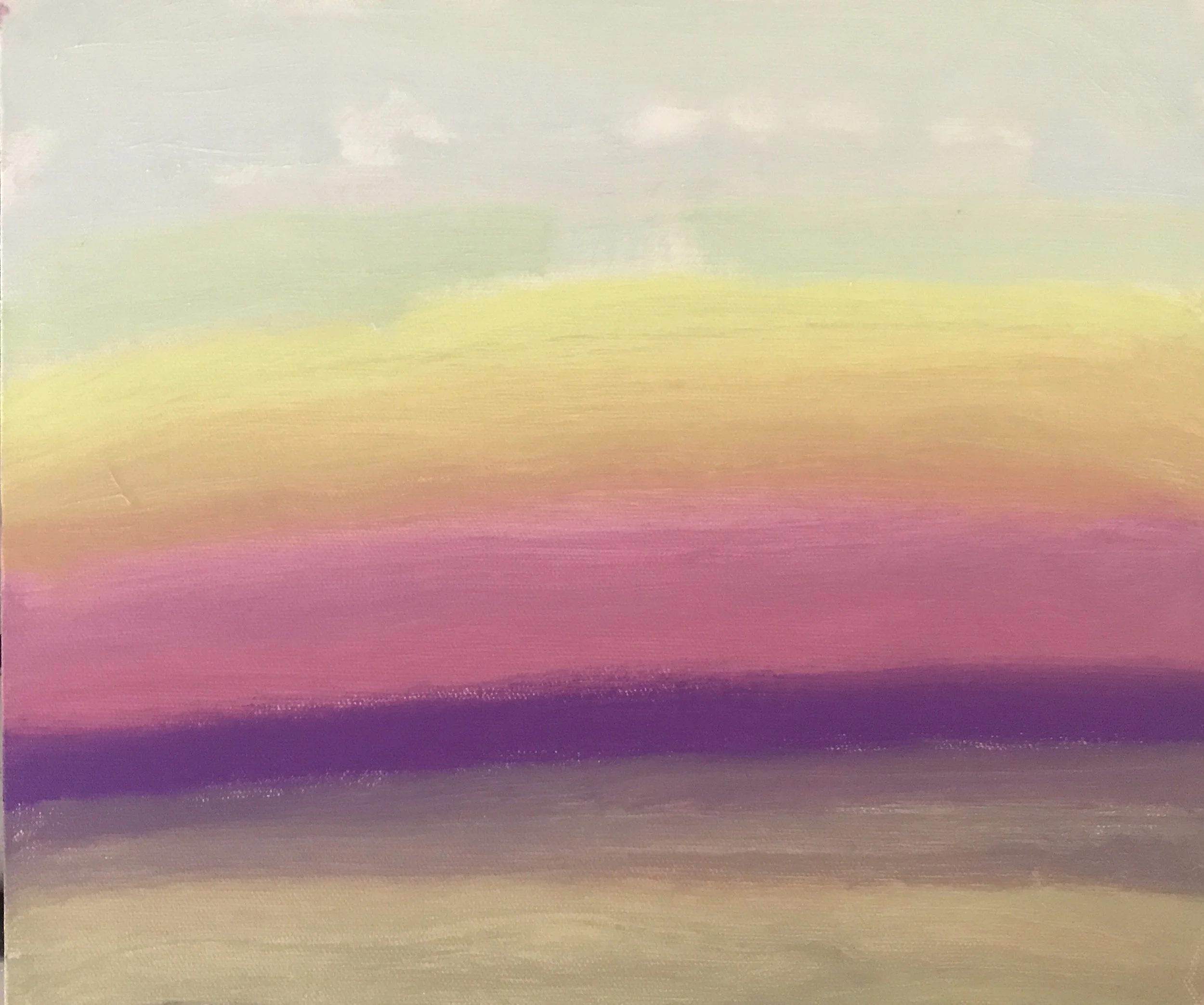 Evening Prayer Brunswick Heads, 4 August 2019, 30 X 25 cm