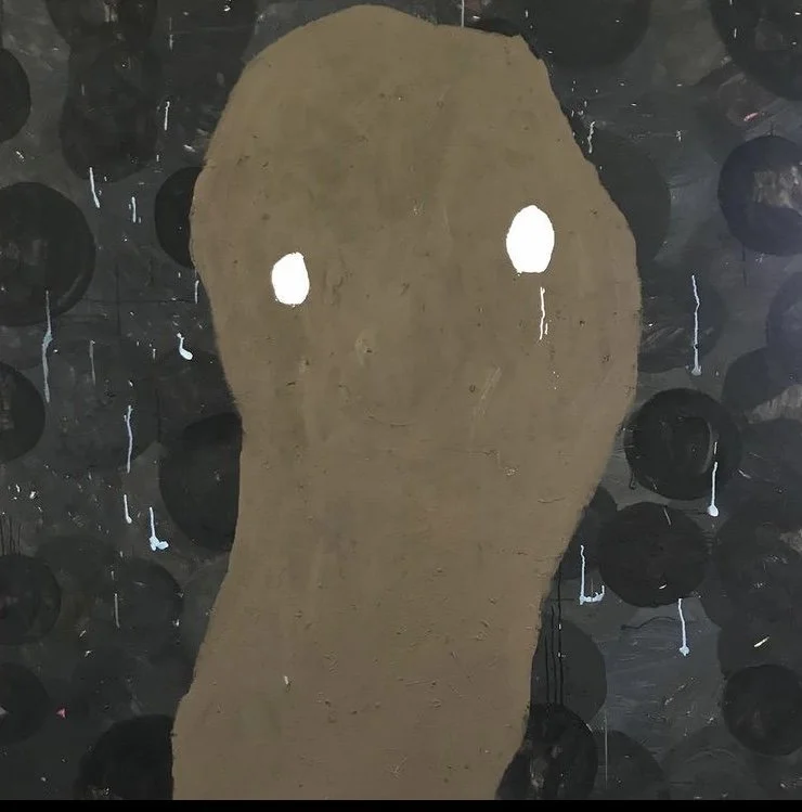 Untitled, Myocum 2018, oil on canvas, 150 X 150 cm