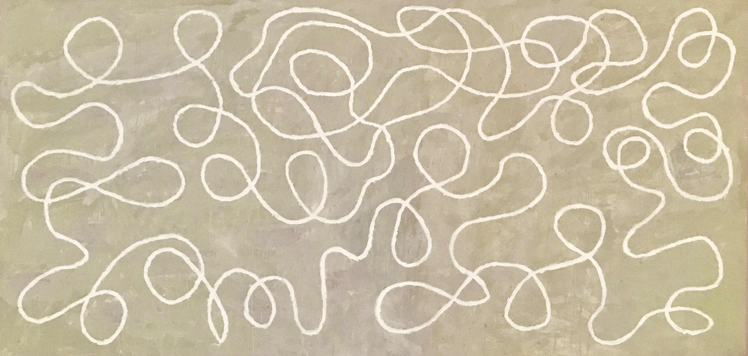 Pan Am, Myocum, 16 March 2022, oil on plywood, 220 X 120 cm