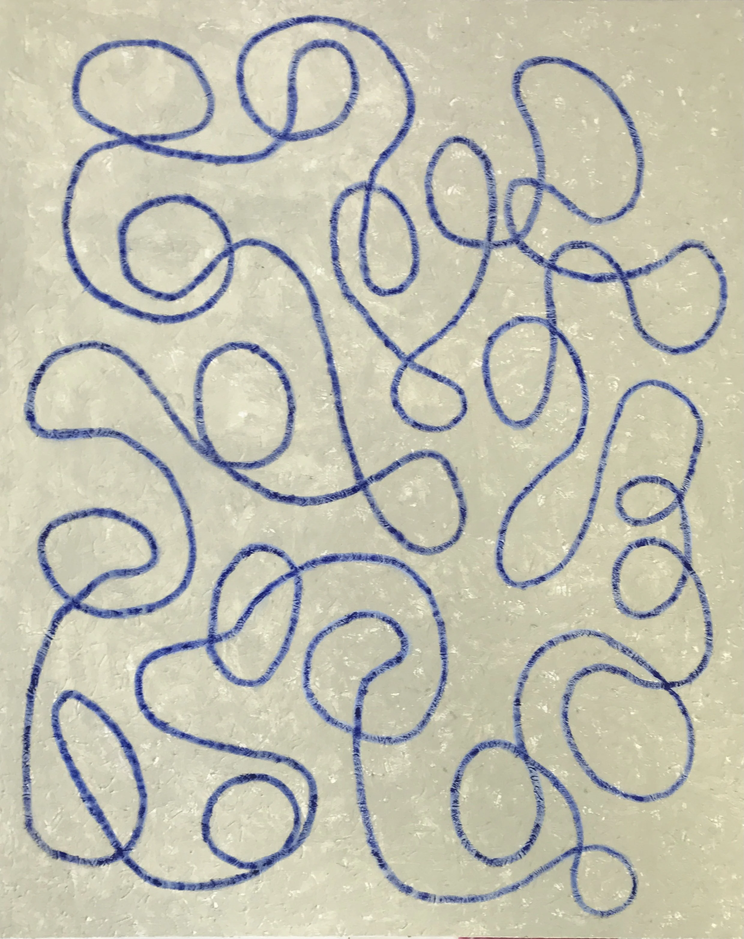 Pan Am, 22 May 2023, Myocum, oil on canvas, 140 X 80 cm