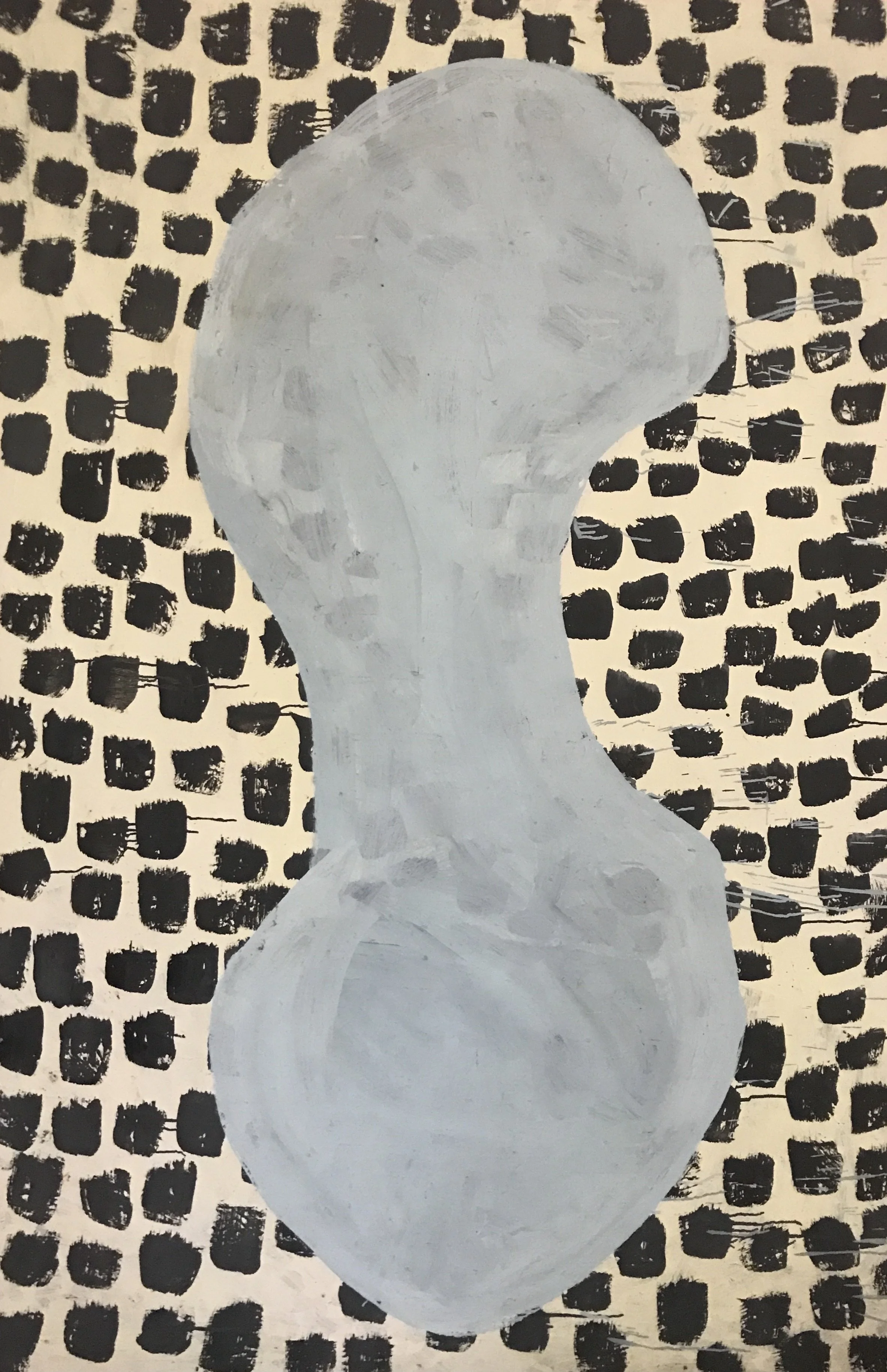 Untitled, 2017 Myocum , oil on plywood, 180 X 120 cm