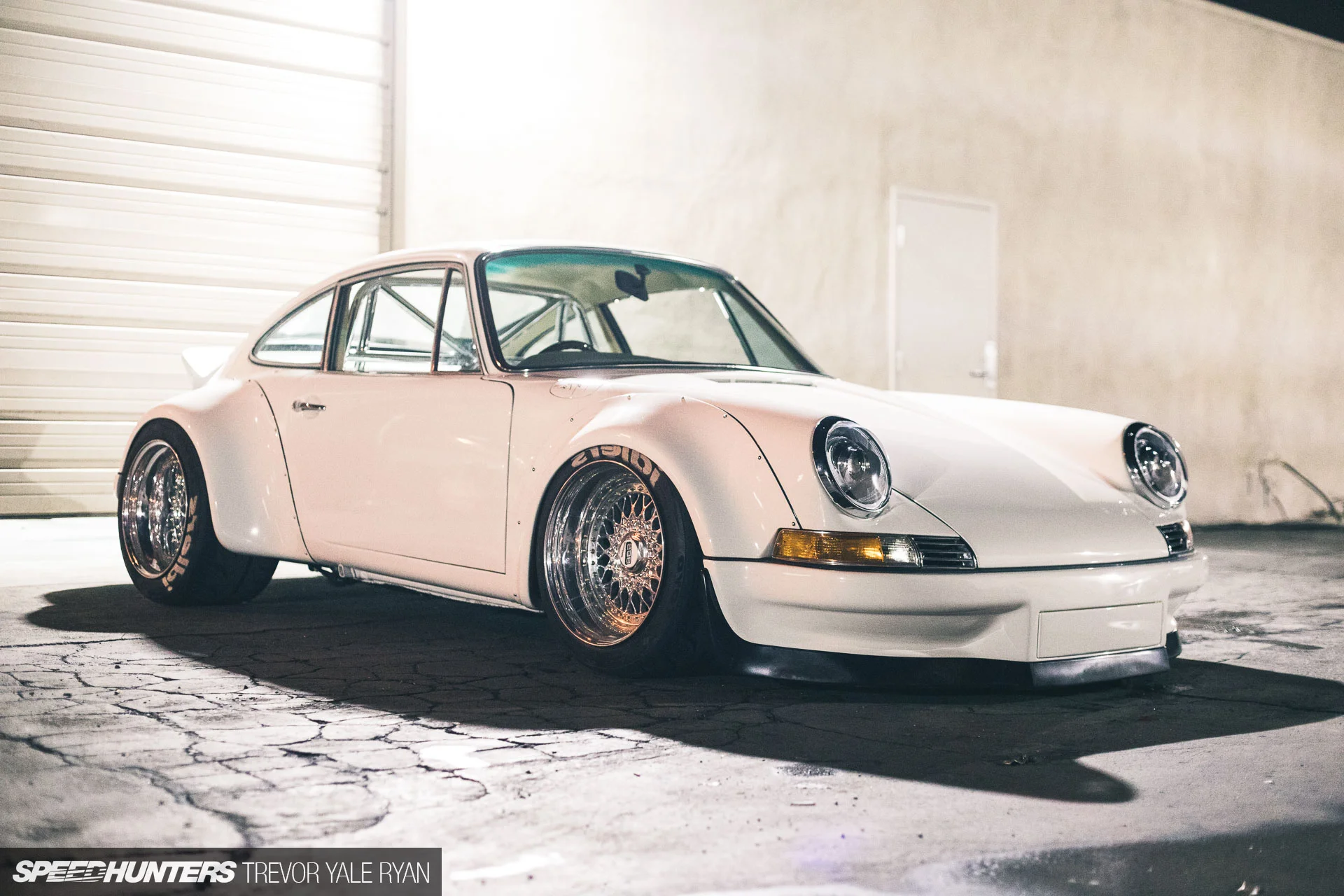 Dylan Coleman’s 1977 Porsche 911 Coupe (StreetFighter LA’s E-RWB); Copyright Trevor Yale Ryan (via Speedhunters)