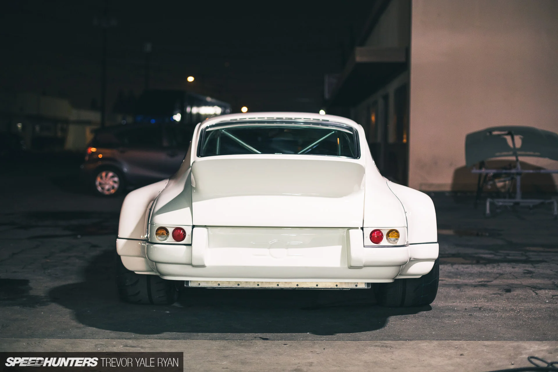 Dylan Coleman’s 1977 Porsche 911 Coupe (StreetFighter LA’s E-RWB); Copyright Trevor Yale Ryan (via Speedhunters)