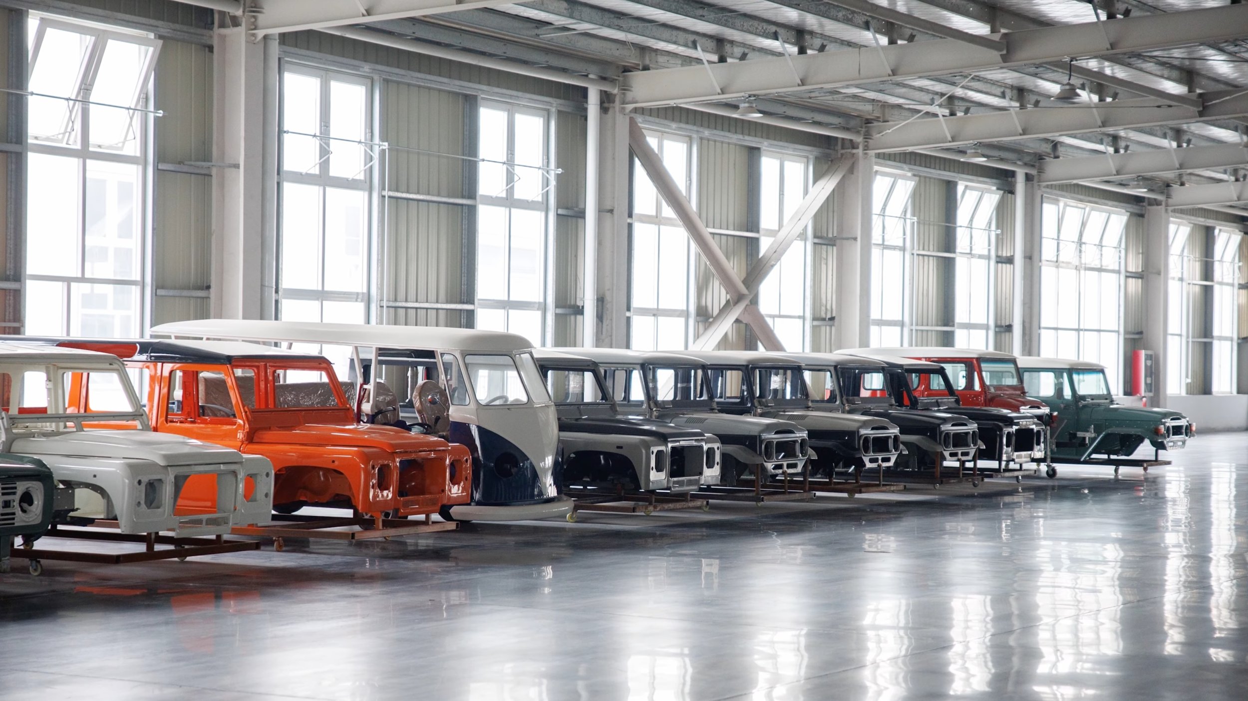 Brand new bodies of decades old cars from Jiangsu Juncheng Vehicle Industry Co., Ltd.