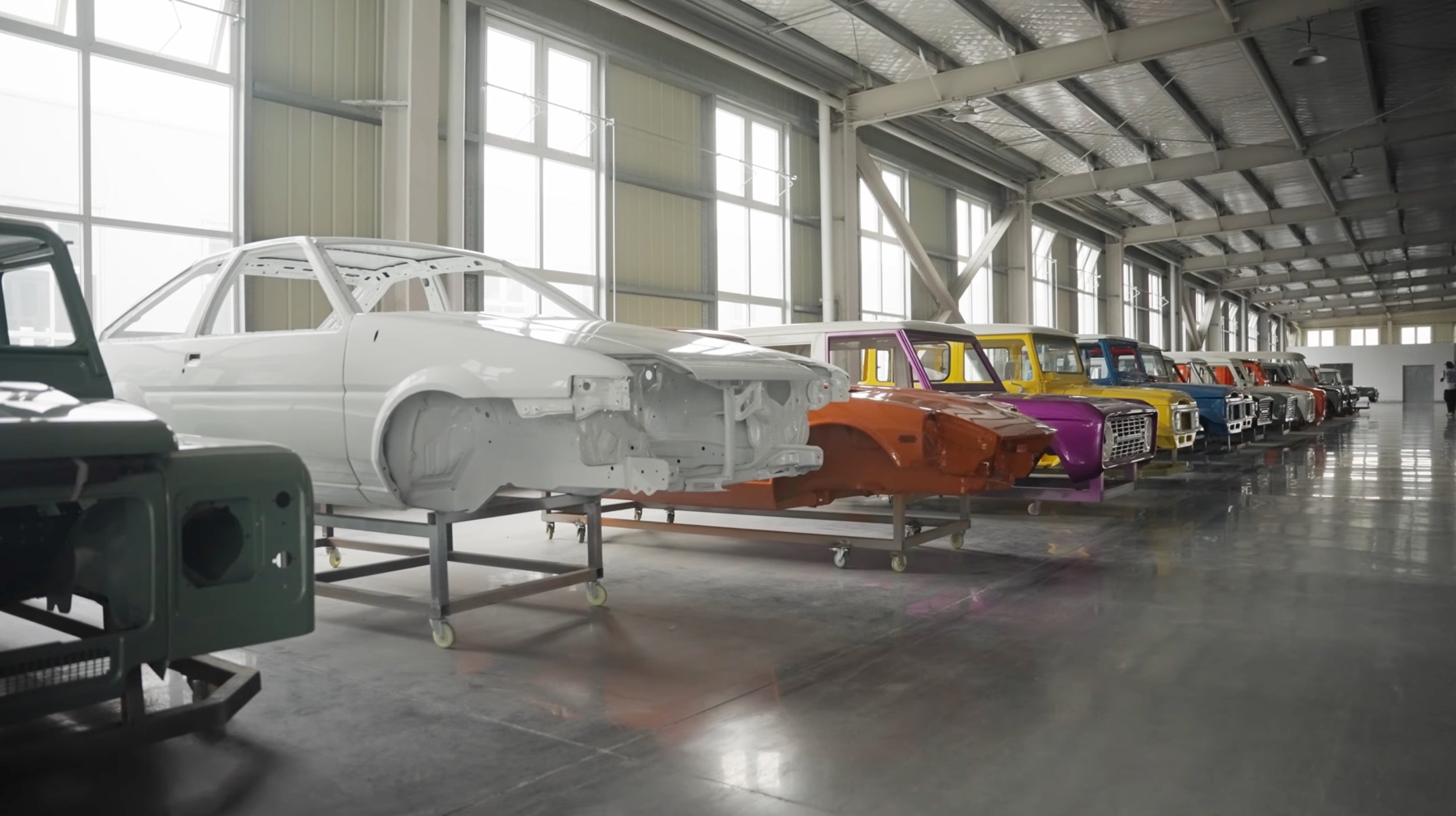 Brand new bodies of decades old cars from Jiangsu Juncheng Vehicle Industry Co., Ltd.