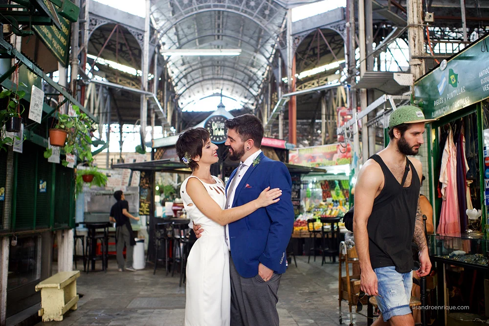 Boda de Día en Restaurante Brasserie Petanque, San Telmo, Capital Federal. Bodas de Destino.