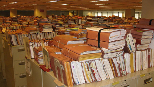The author's file drawer, circa 2017