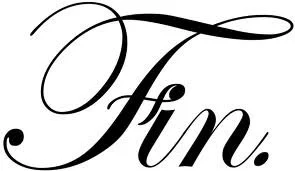 "Fin", in a pretentious li'l script