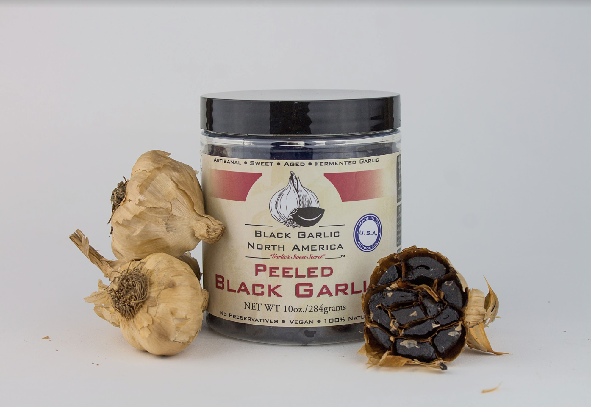 Black Garlic North America™ Buy Organic Black Garlic Whole Bulbs
