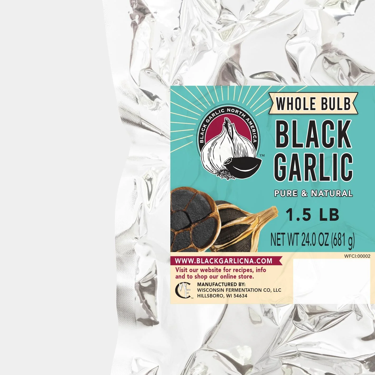 Black Garlic North America™ Buy Colossal Black Garlic Bulbs 1.5lb