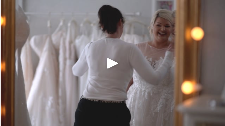 The Bridal Suite , Fareham asked Bullet to help create video content for a full marketing campaign to showcase the service provided to plus-sized brides at their specialist store.