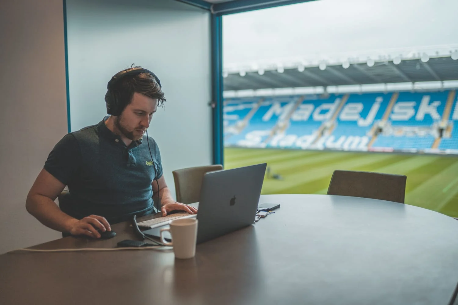 Ben editing ‘live’ on site!