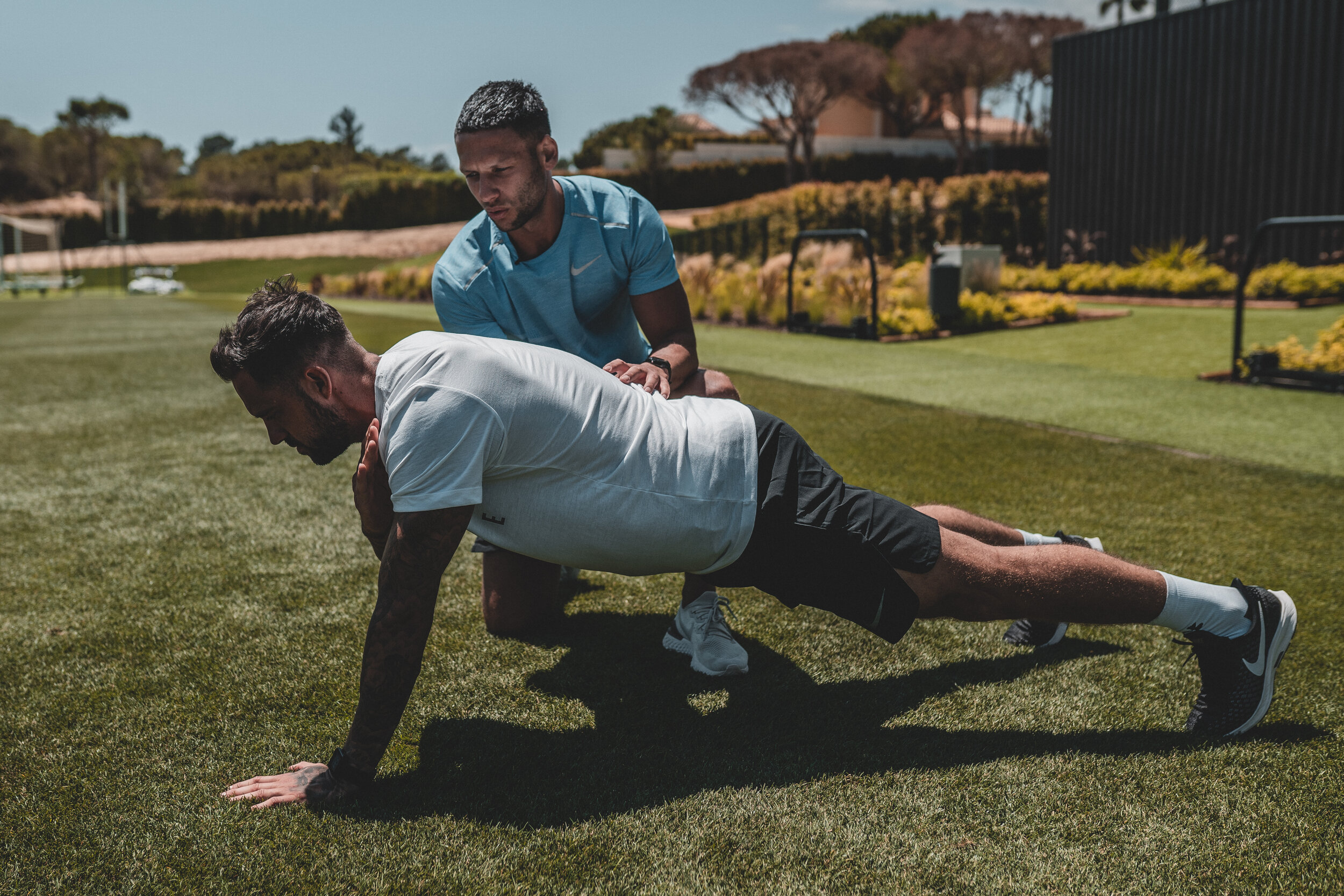 Personal training with Danny Ings and Alex Parsons