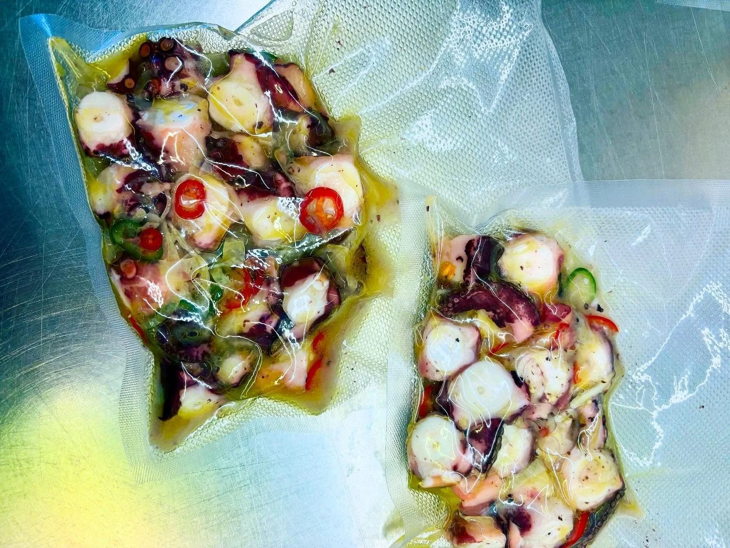 We are ready for tomorrow&rsquo;s @growingcommunities farmers market 😎

We are bringing you something new this Saturday, delicious octopus salad, slowly cooked and then marinated with fresh chillies, shallots, fennel, garlic, lemon &amp; olive oil.?