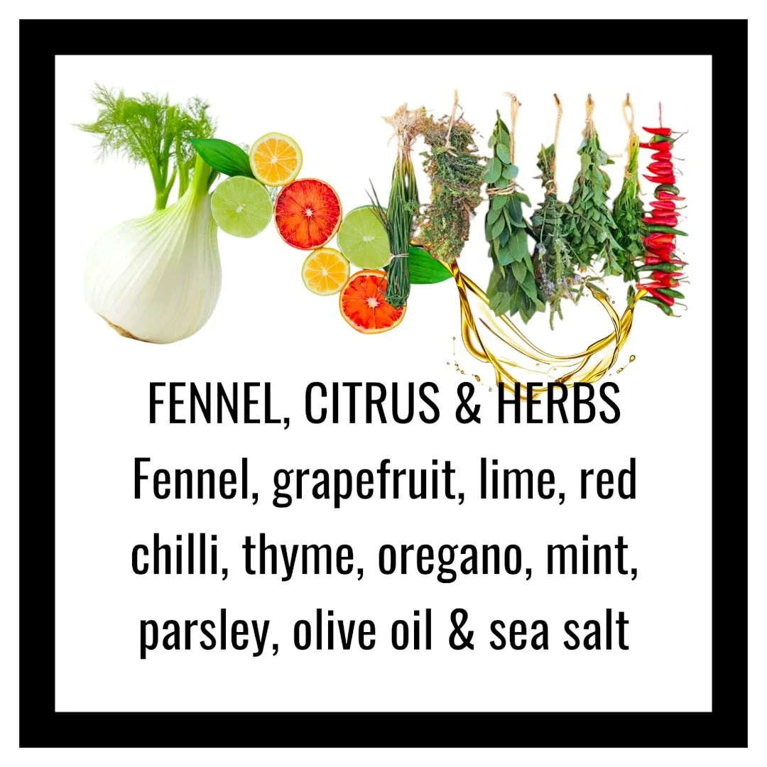 fennel, citrus & herbs chef prepared soleshare