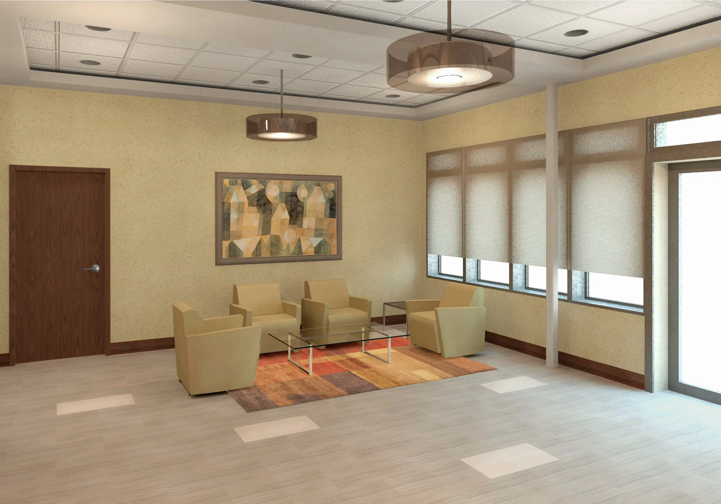 Bank Lobby