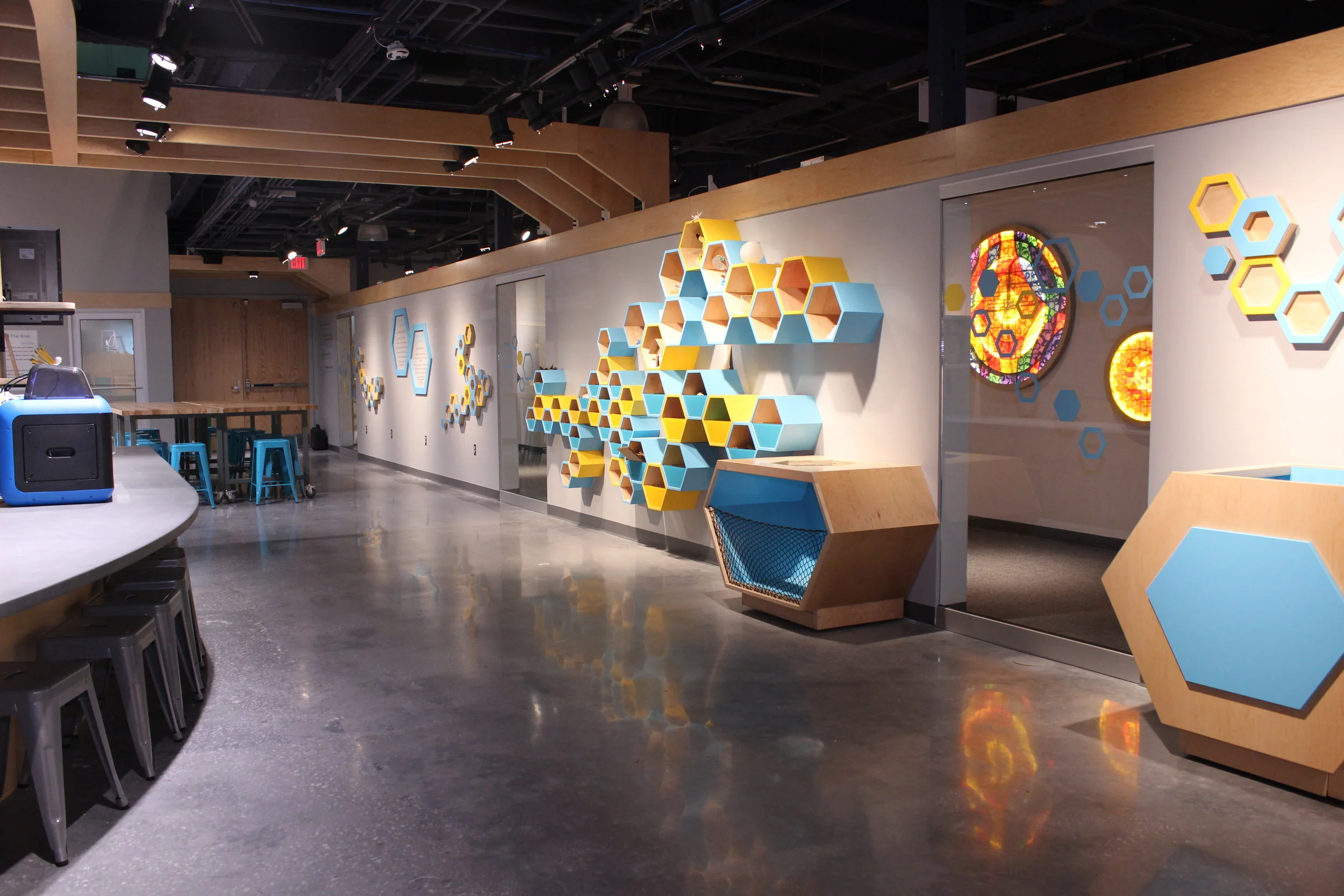 The Hive Hexagonal Cubbies