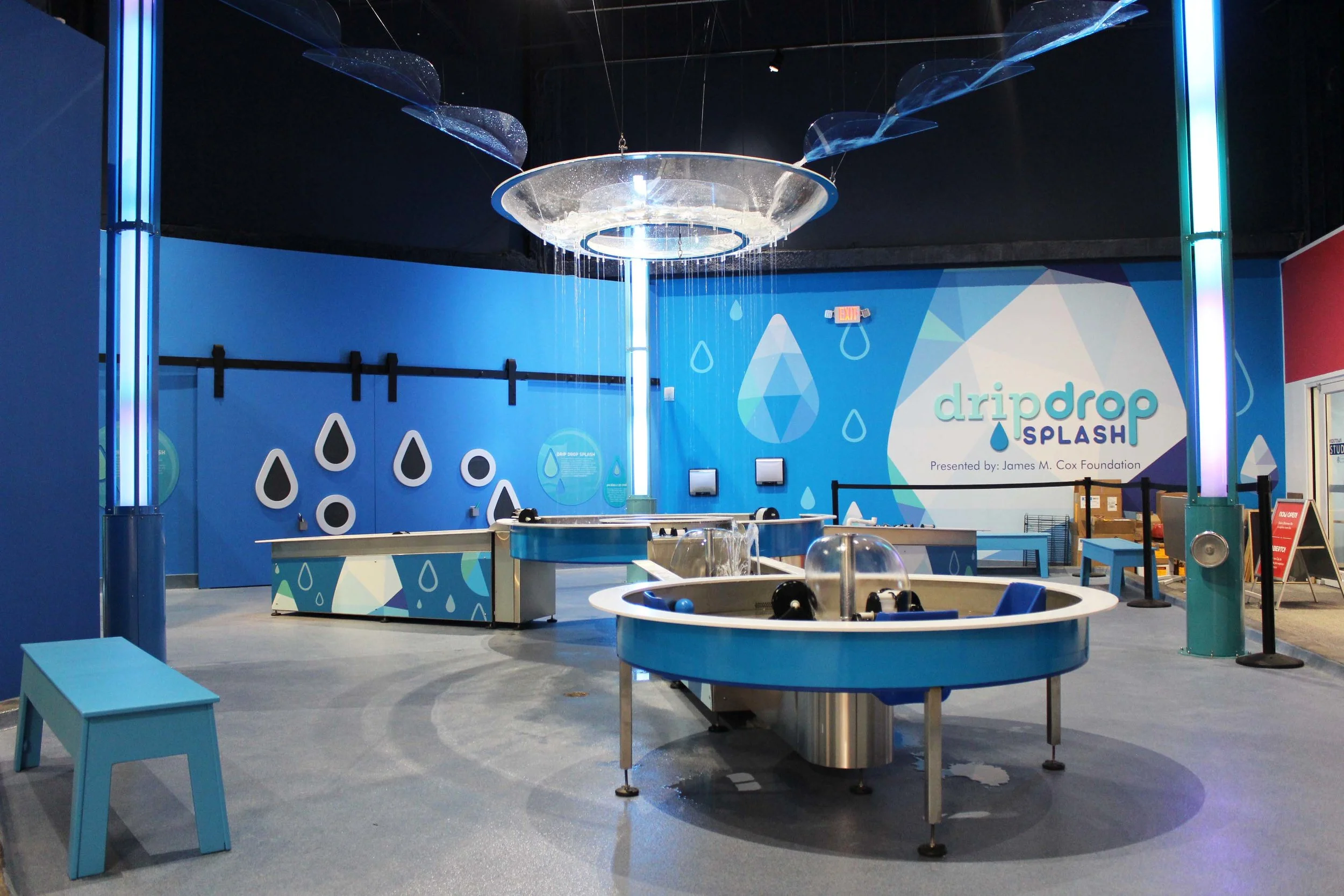 KidsTown Drip Drop Splash Exhibit (One of Seven New Exhibit Spaces)