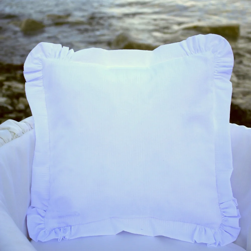 Flanged with Gathered Corners Pillow, 12