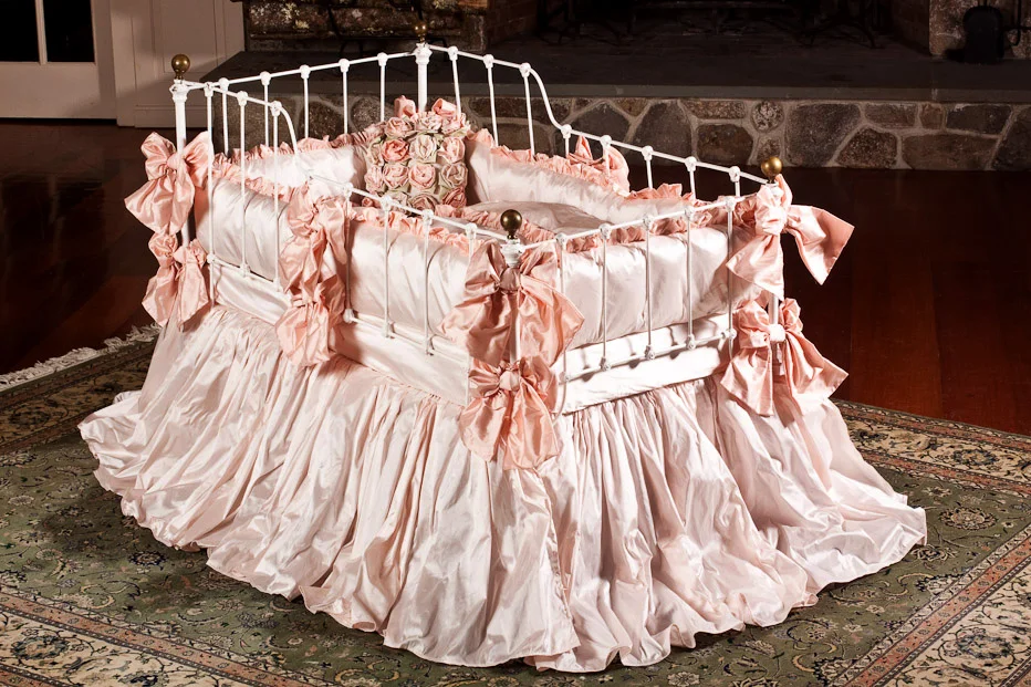 Girl Crib Bumper Luxury Crib Luxury Cot Bedding Luxury Crib Baby