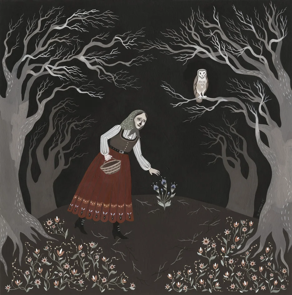 Illustration for Blue Flowers (click to see larger)