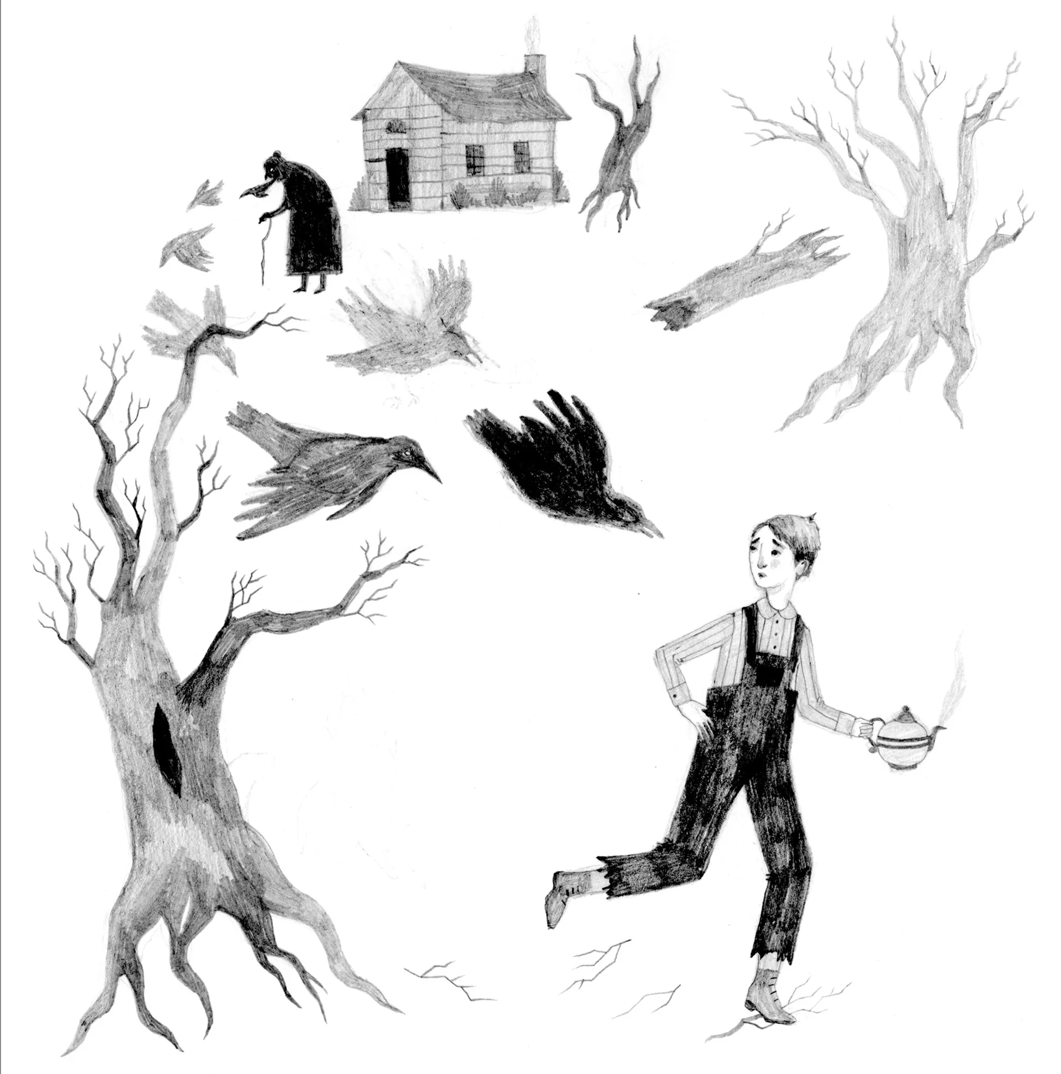 Sketch for The Thief (click to see larger)