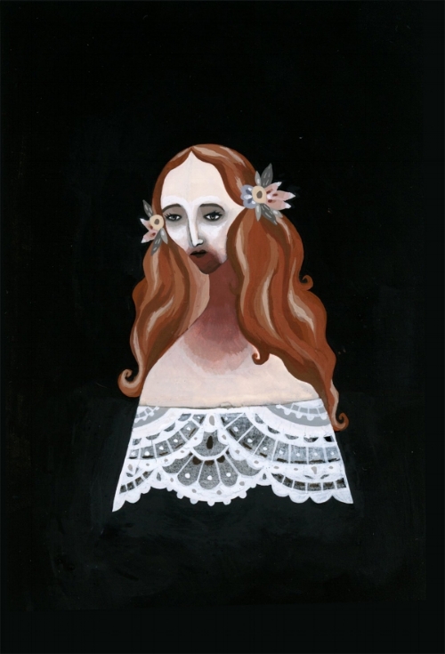 Lucy Illustration of the character Lucy Westenra from Bram Stoker's Dracula
