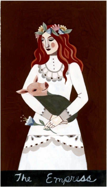 The Empress Sample Tarot card