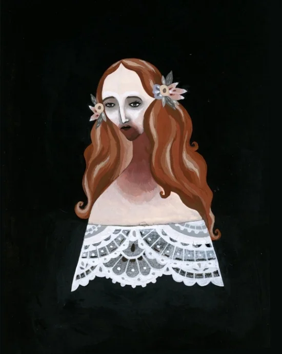  Portrait of Lucy Westenra from Bram Stoker's Dracula.&nbsp; 