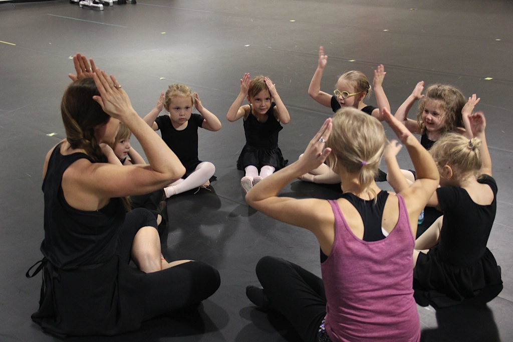  Class starts in Circle Time and dancers tap to the beat of the music.&nbsp; 
