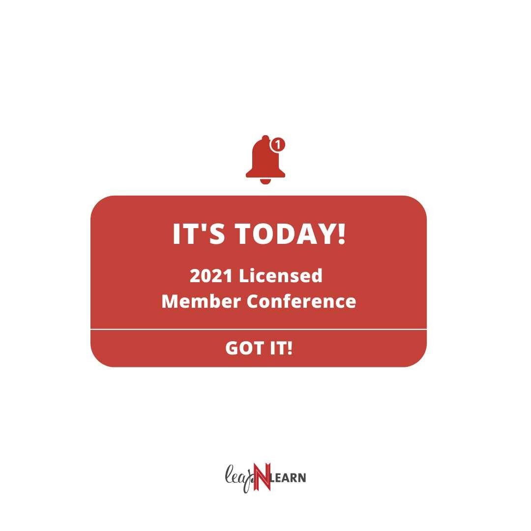 It's finally here! The 2021 Member Conference will be getting underway soon and we CANNOT wait! 🤗

Whether you're attending one of our in-person events or are tuning in virtually, we've got SO much to share with you. 

💃🏽Beverly will be dancing yo