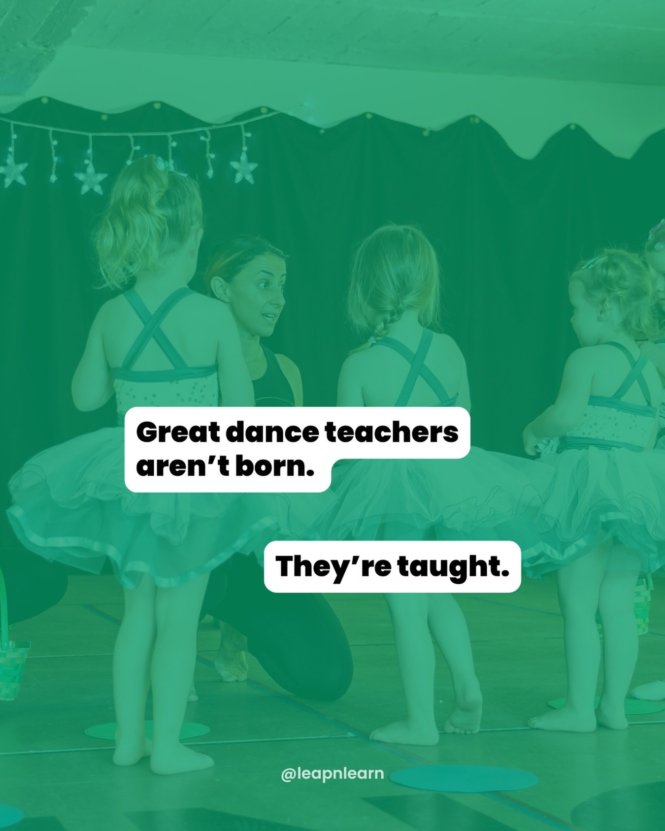 Time.
Effort.
Intention.
Reflection.
... Education.
&nbsp;
Whether it&rsquo;s formalized courses and training, mentoring, shadowing other teachers, reading, research, trial and error, our lived experience... dance teachers are not born amazing.
&nbsp