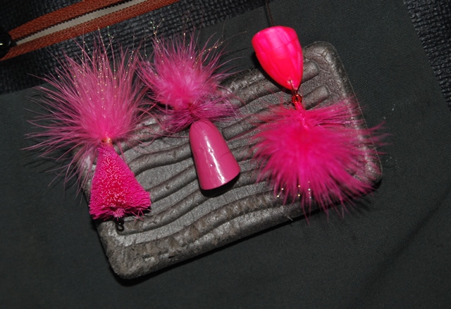Spun Deer Hair Popper (left), Cork Body Popper (middle), Peters Popper (right)