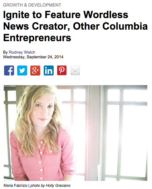 Write-up in the Free Times, September 2014