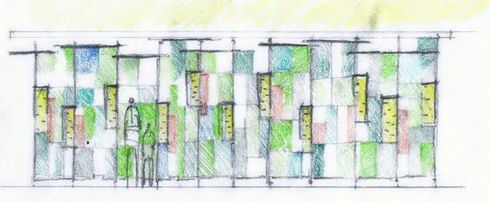 Generative Sketch of The Giving Quilt