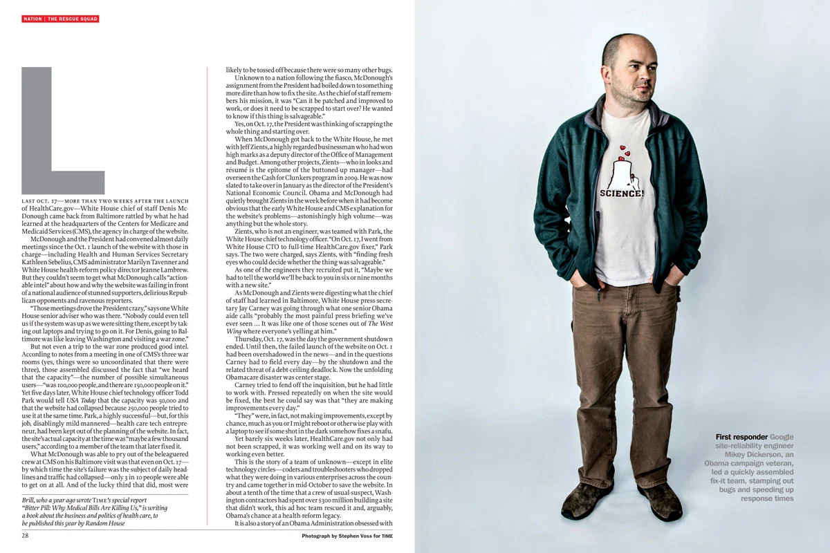 Google's Mike Dickerson for Time