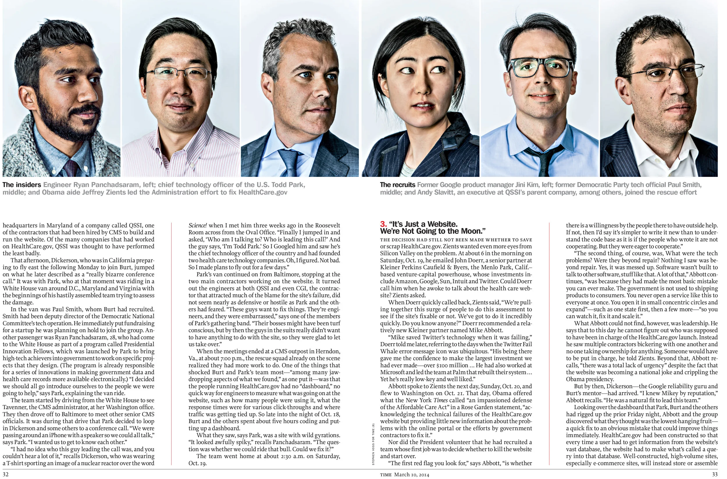 Healthcare.gov Tech Team for Time