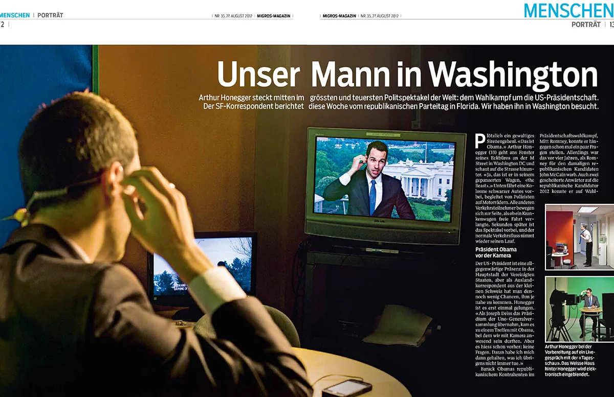 Arthur Honegger for Migros Magazine