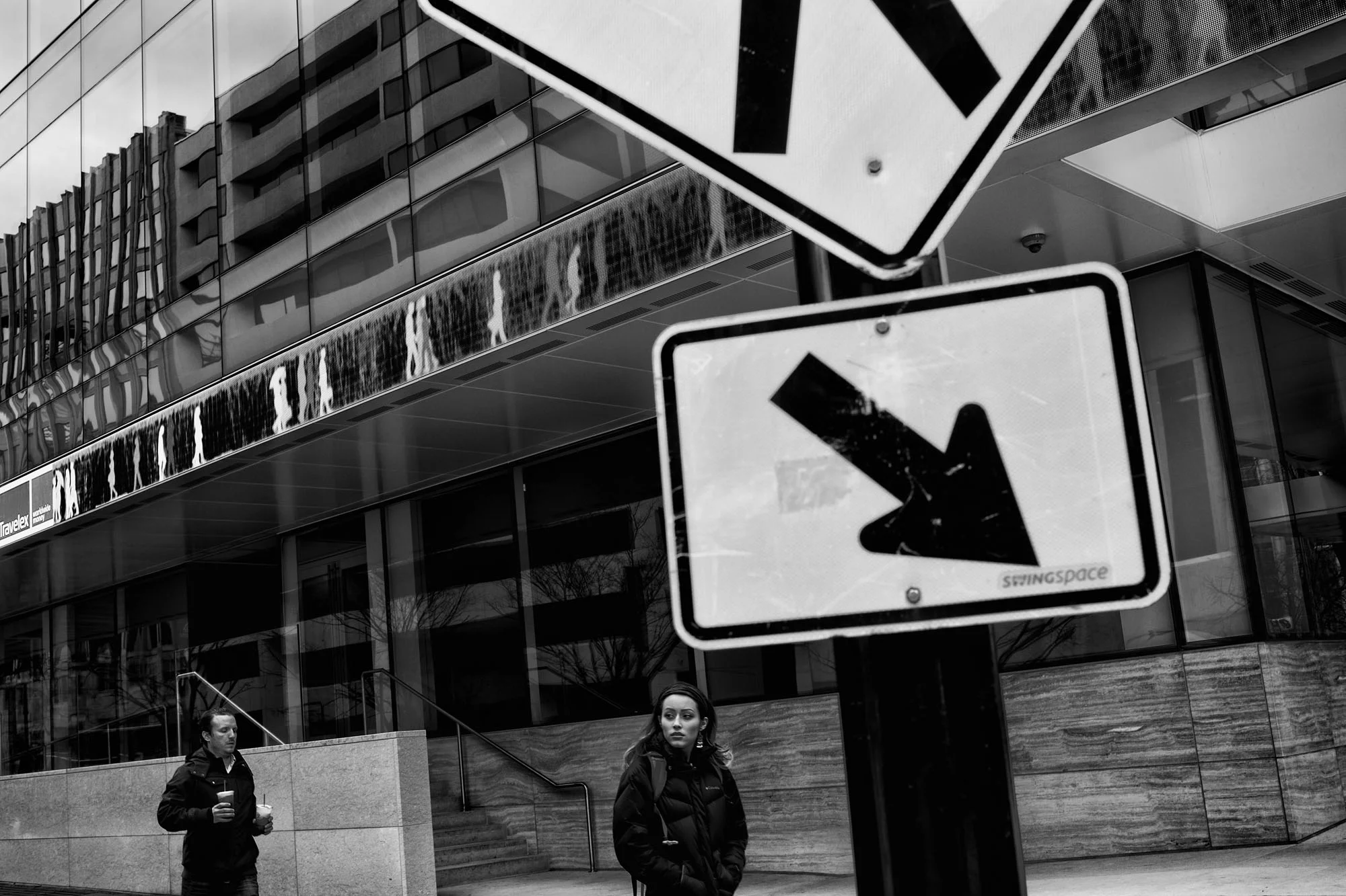 Near K Street NW in downtown Washington, DC on February 3, 2017.