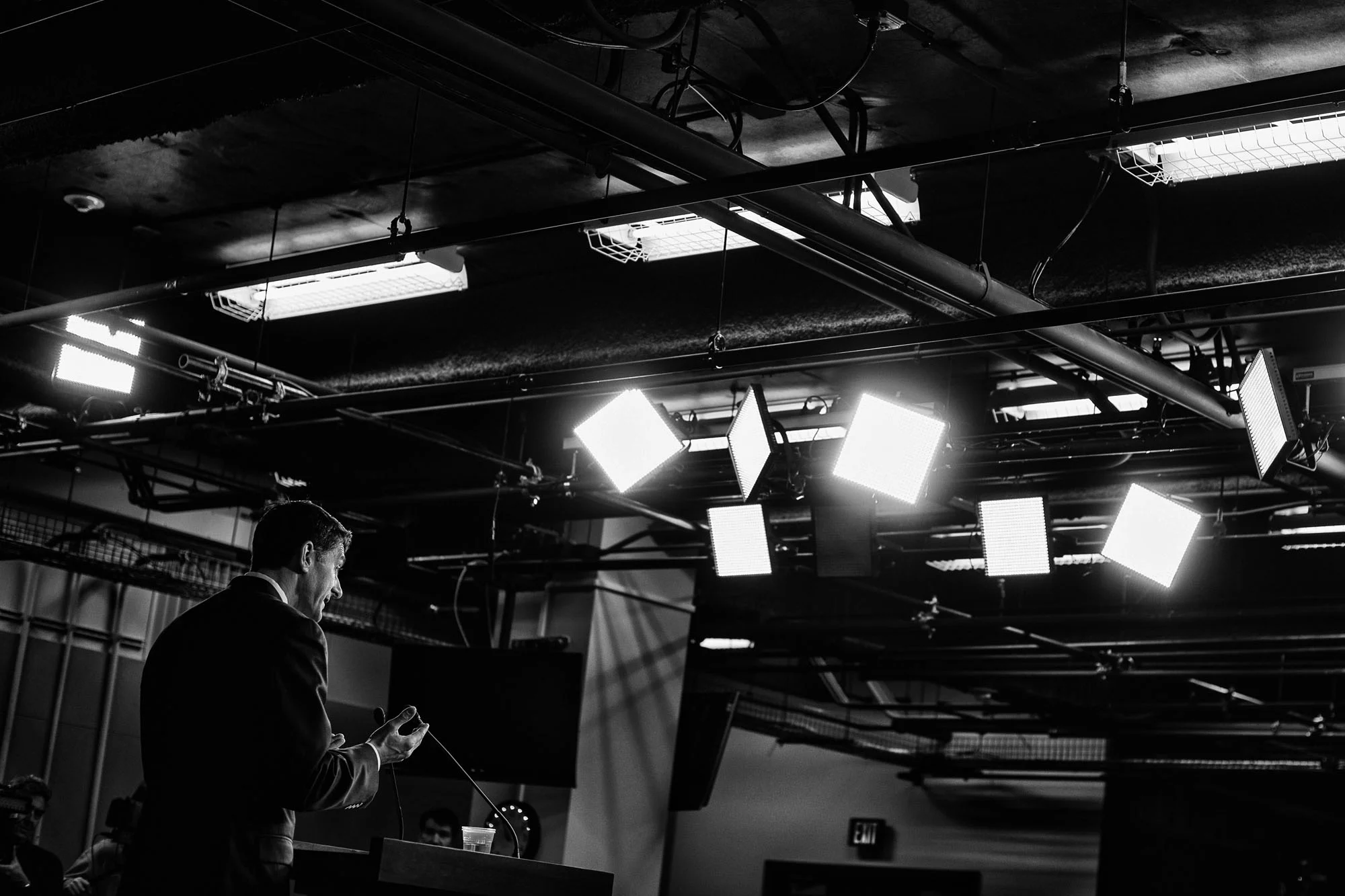 House Majority Leader Paul Ryan at his weekly press conference, on March 16, 2017.