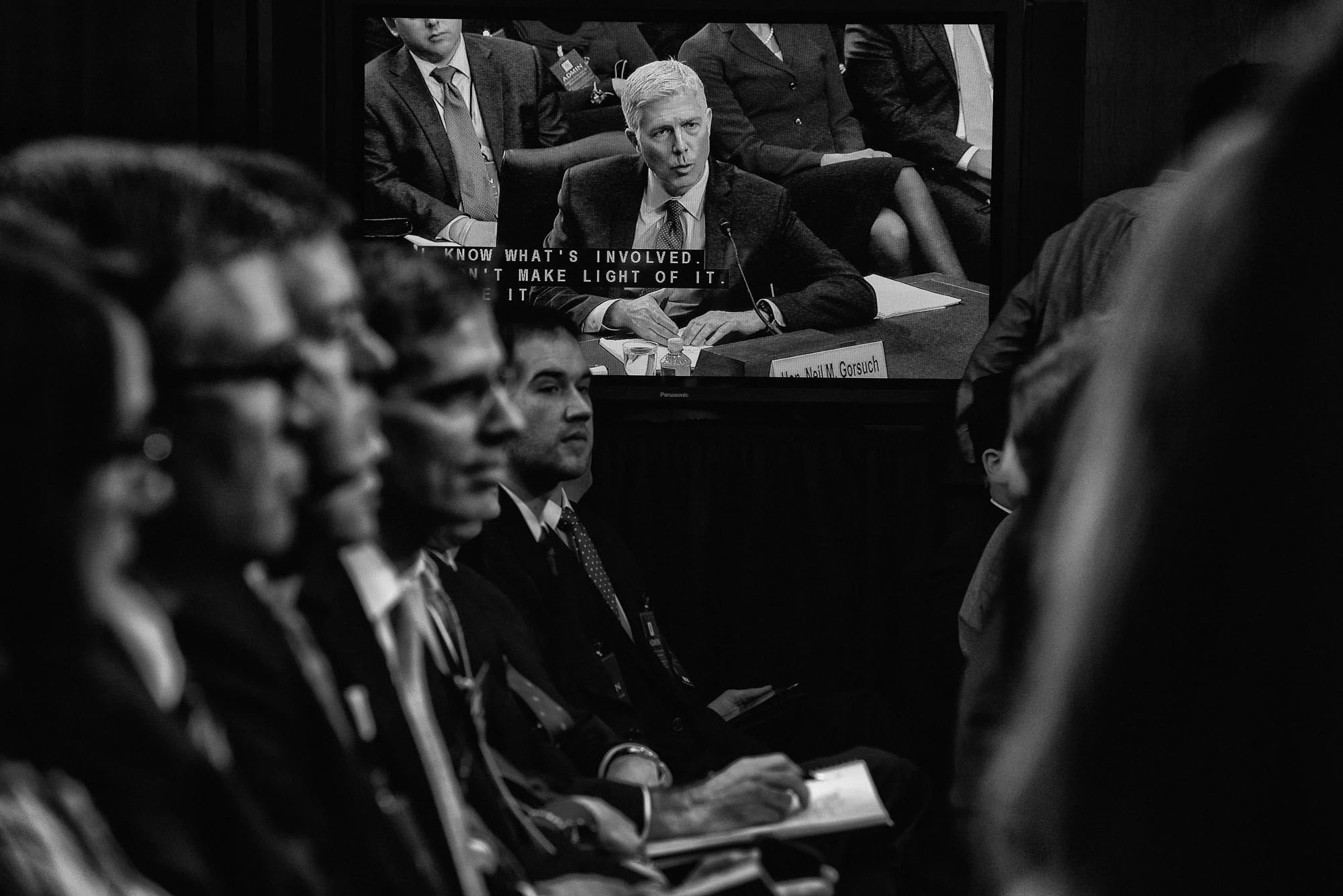 Judge Neil Gorsuch testifies during the second day of his Supreme Court confirmation hearing before the Senate Judiciary Committee on March 21, 2017.