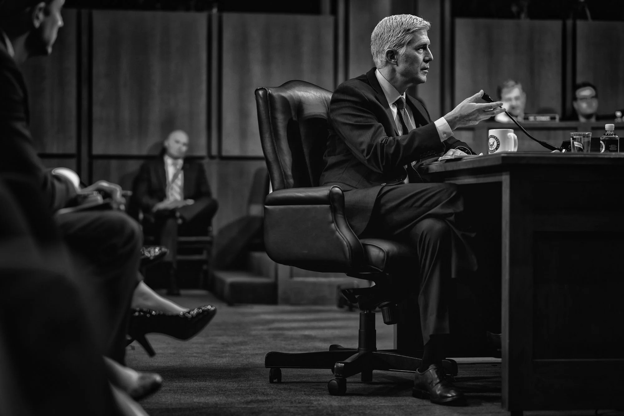 Judge Neil Gorsuch testifies during the second day of his Supreme Court confirmation hearing before the Senate Judiciary Committee on March 21, 2017.