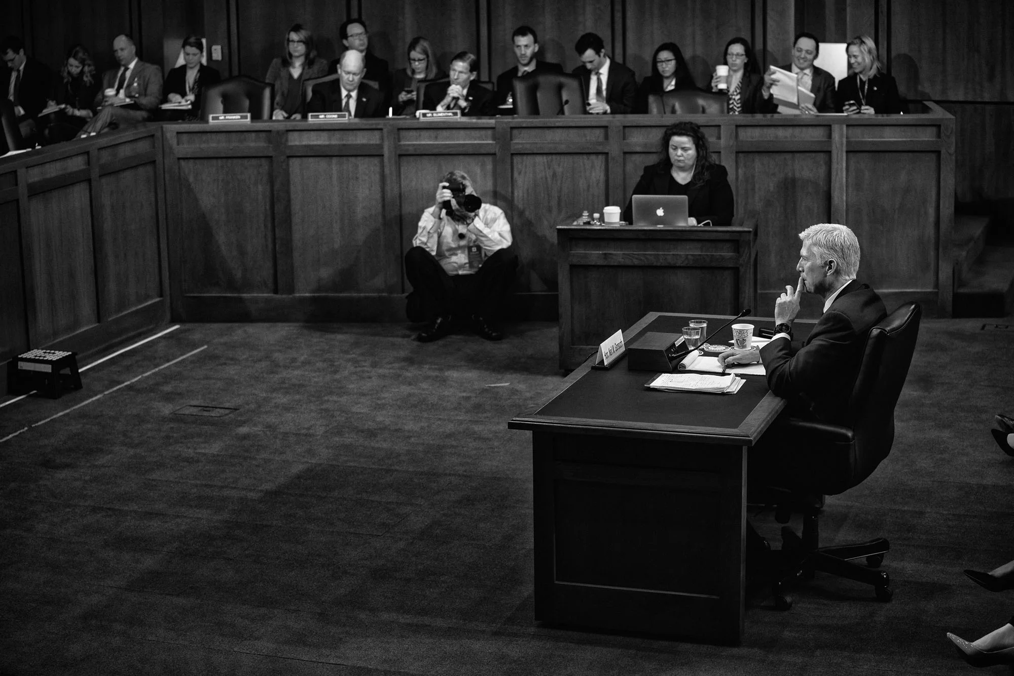 Judge Neil Gorsuch testifies during the third day of his Supreme Court confirmation hearing before the Senate Judiciary Committee on March 22, 2017.