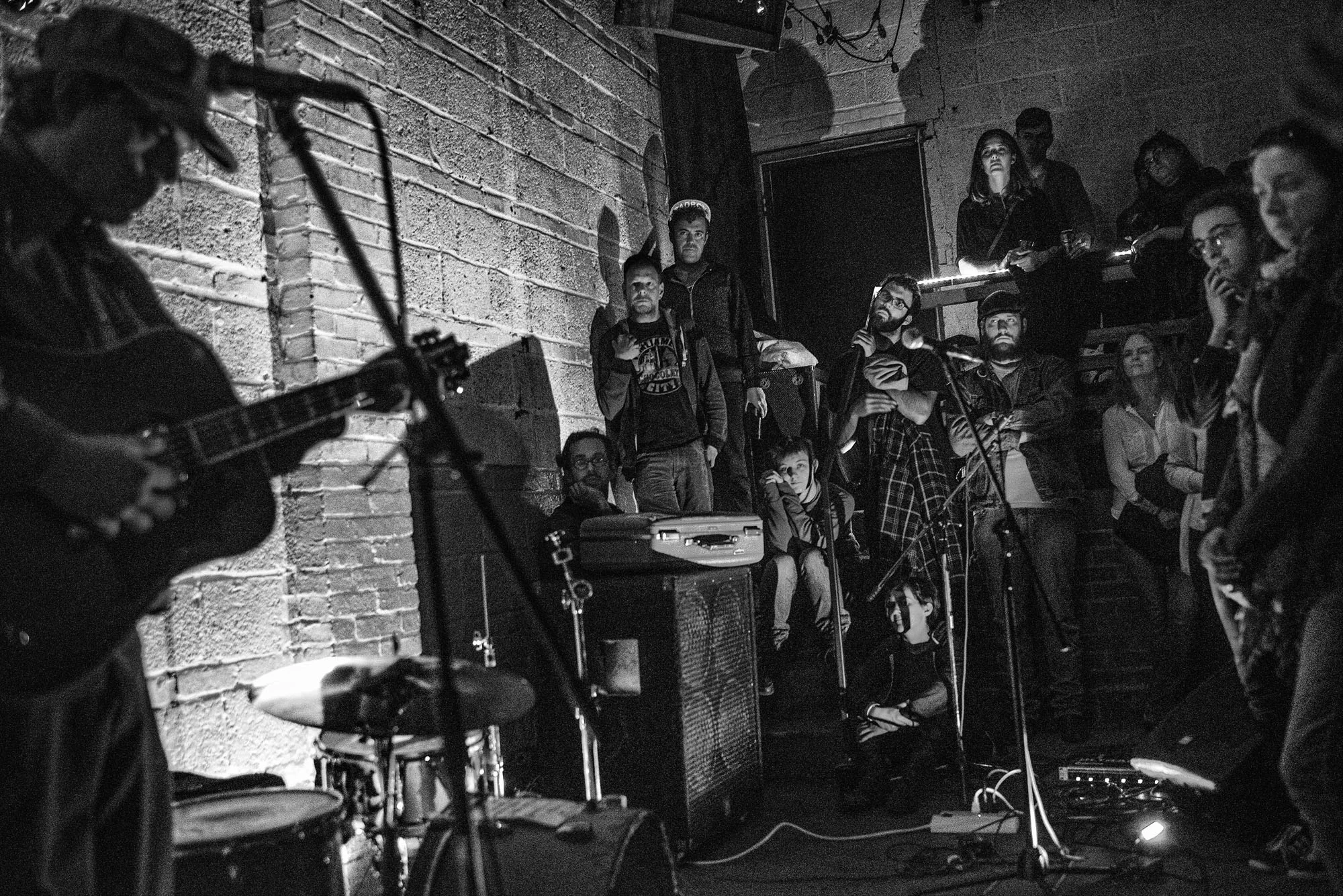 Musician David Dondero performs at Comet Pizza on March 26, 2017. In December, 2016, a gunman entered Comet Pizza, firing at least one shot inside the restaurant before surrendering to police. The gunman claimed that he came to Comet to investigate the unfounded claims of child trafficking.