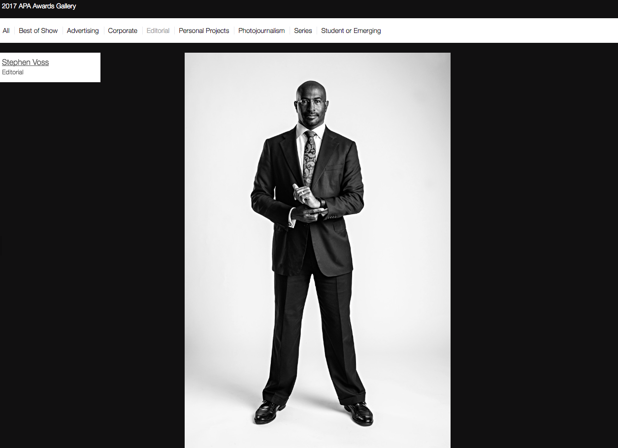 Political commentator Van Jones for The New York Times Magazine