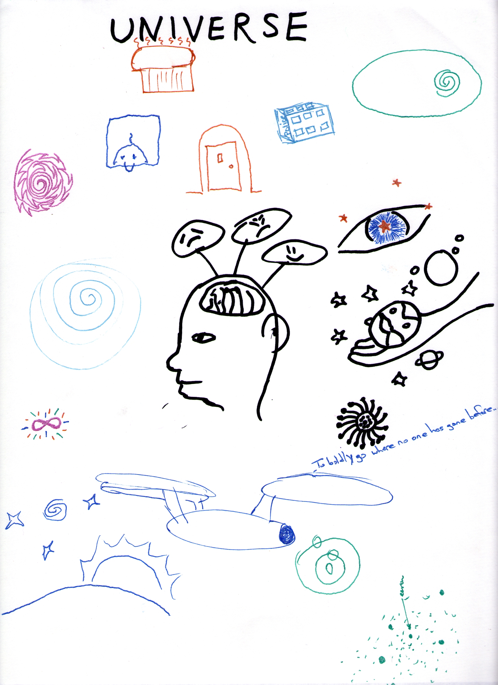 "Universe." Session 1, Eureka, Ca. 10-5-13.