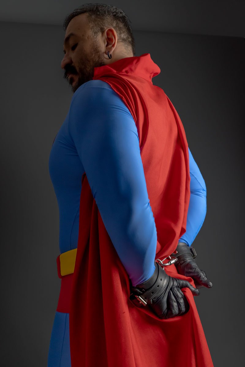 Superman cosplay photo, Copyright Cesar Torres