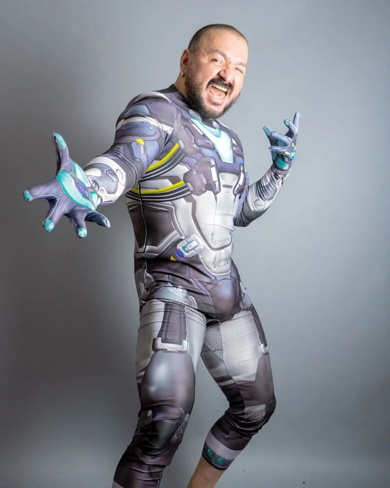 Sigma from Overwartch cosplay photo, Copyright Cesar Torres