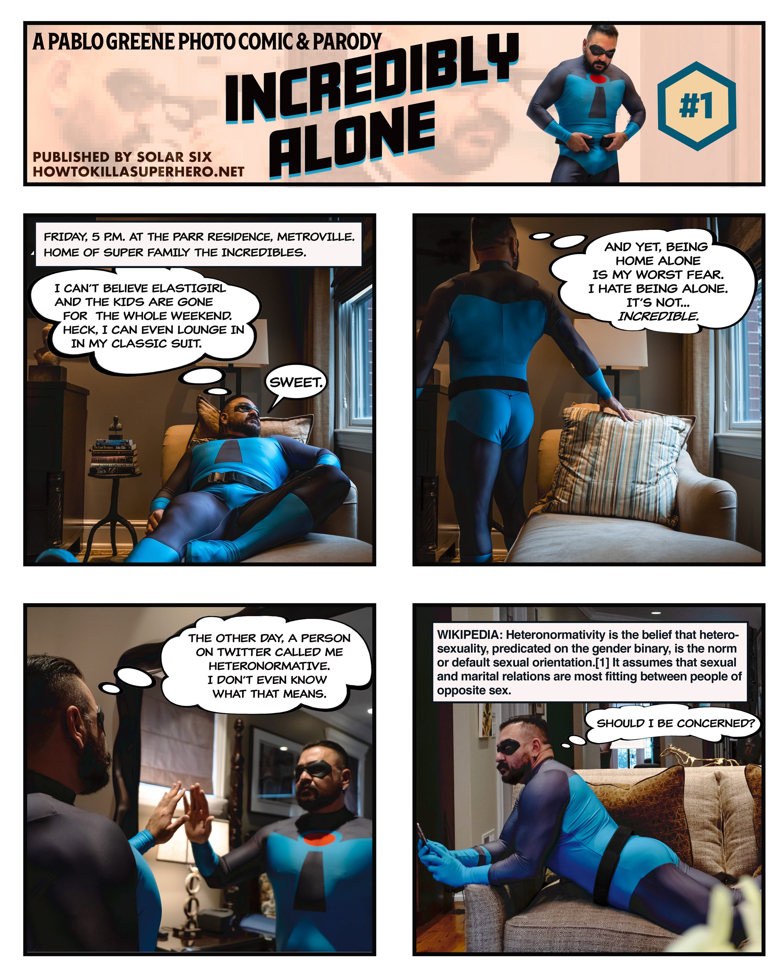 Incredibly Alone Photo Comic, Copyright Cesar Torres  2019