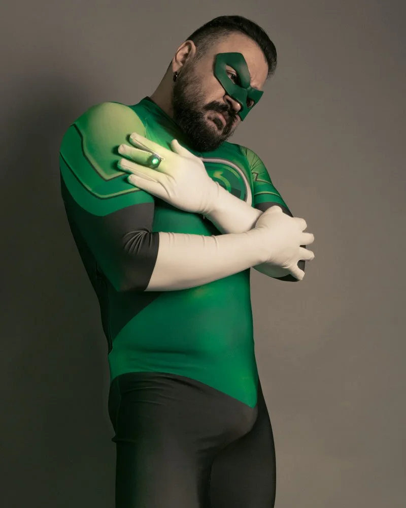 Green Lantern cosplay photo, Copyright Cesar Torres